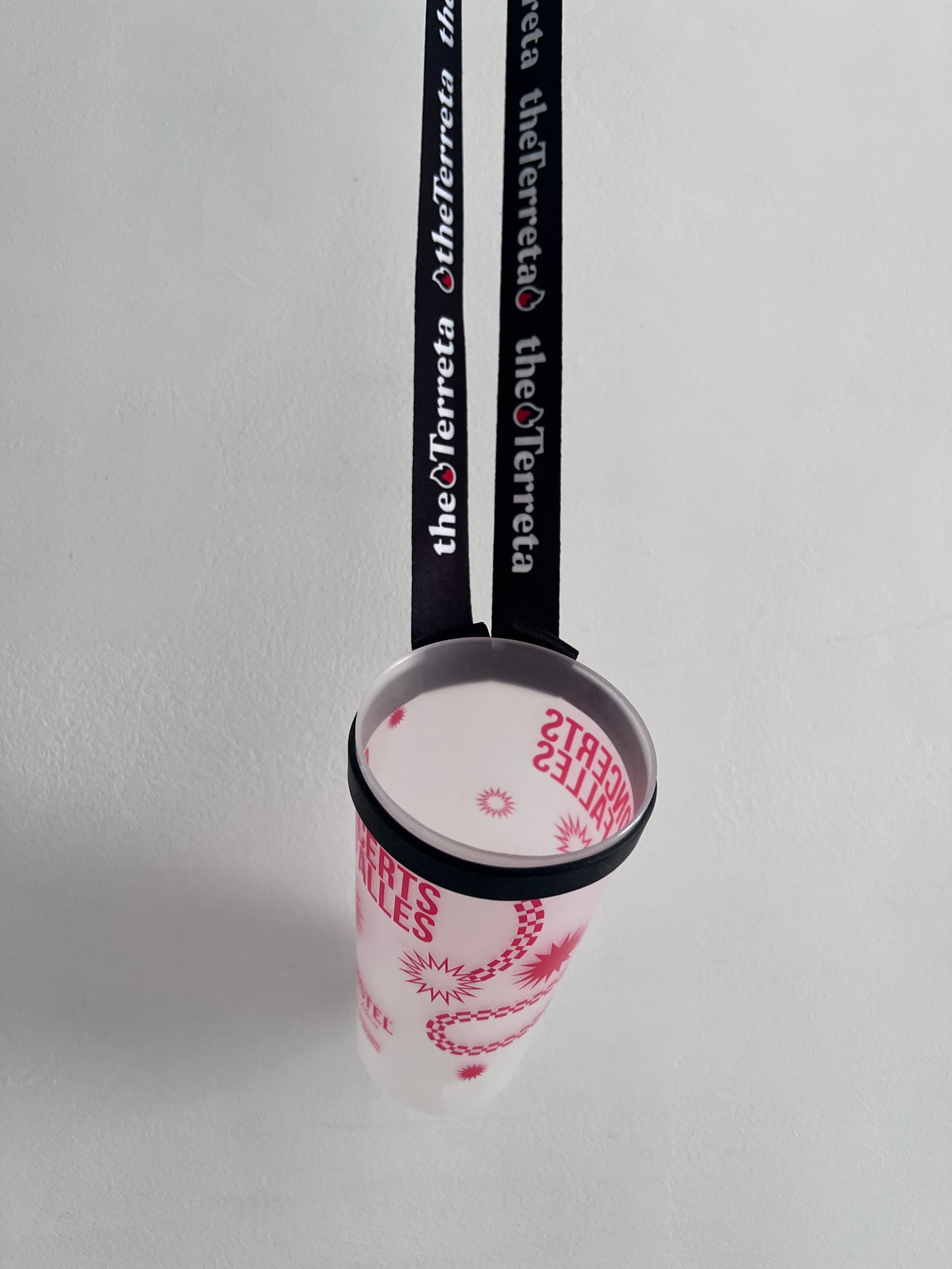 Lanyard Porta Vasos Cuello_The Terreta_Negro