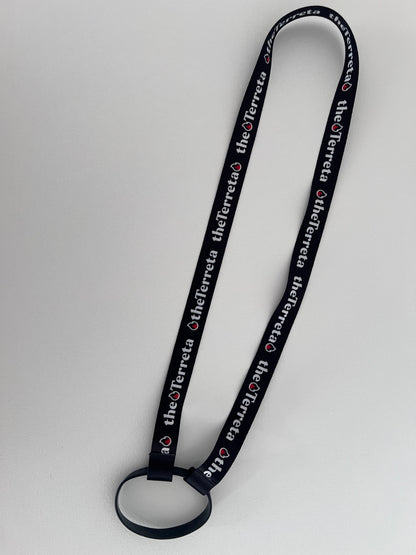 Lanyard Porta Vasos Cuello_The Terreta_Negro